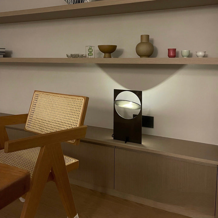 Sunset Table Lamp - Modern Metal Desk Lamp for Living Room & Bedroom by INSPECIAL HOME