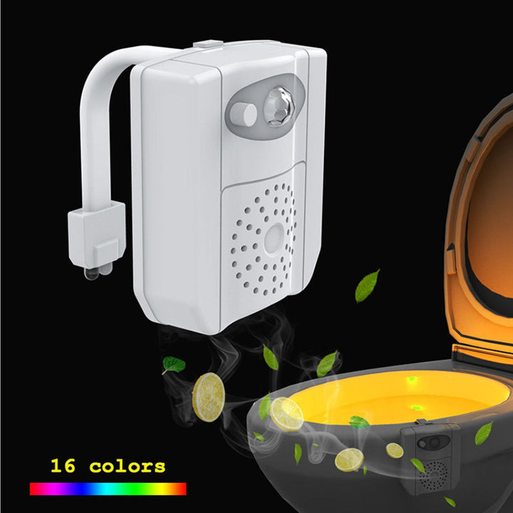 CLEAN BOWL UV Sanitizing Light for Germ Free Toilets With LED Motion Light
