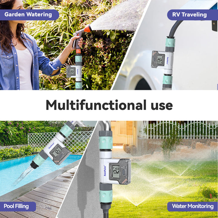RainPoint Wi-Fi Water Flow Meter