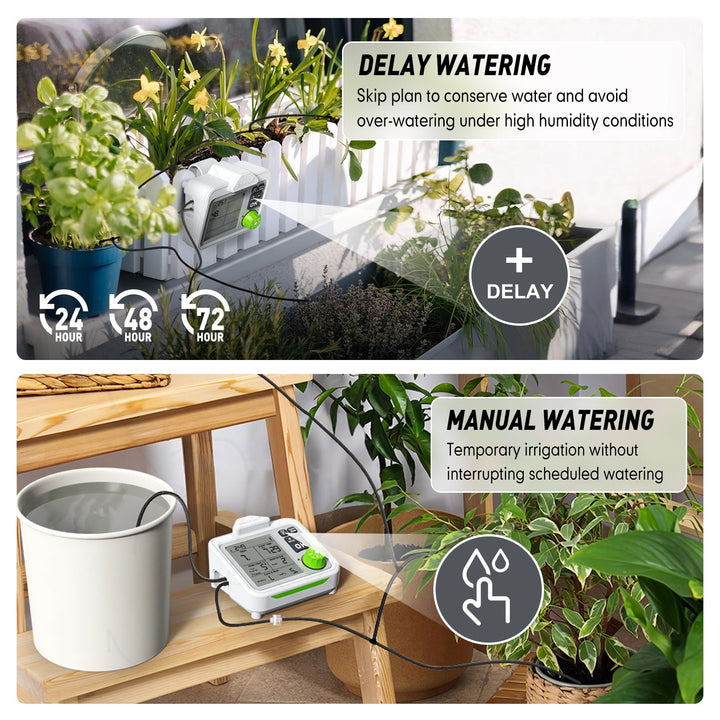 RAINPOINT Automatic Plant Watering System With Large Display