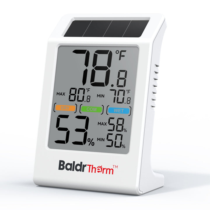 BaldrTherm Digital Thermometer and Hygrometer - 3.2" Display