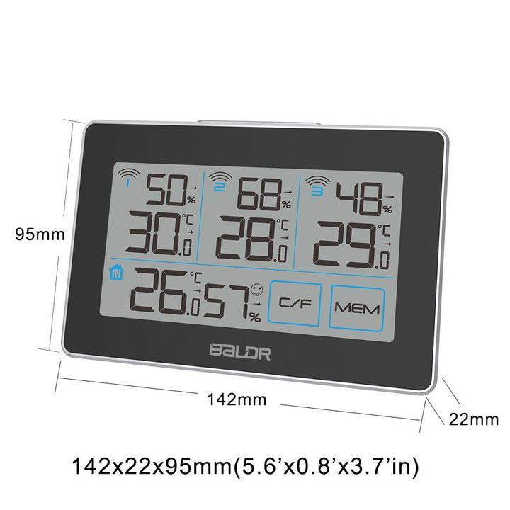 BALDR WS0317BL3 Digital Wireless Weather Station