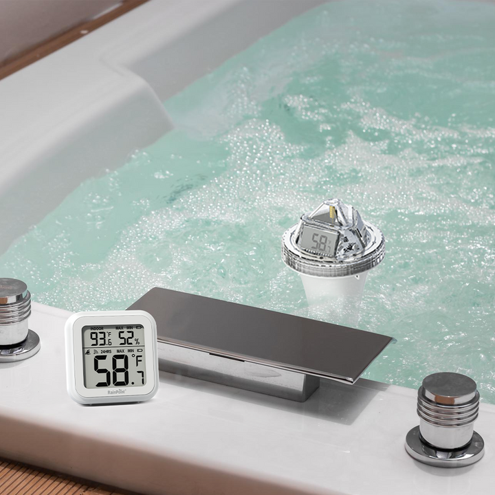 RAINPOINT Wireless Pool Thermometer – Accurate Swimming Pool & Pond Temperature Monitor