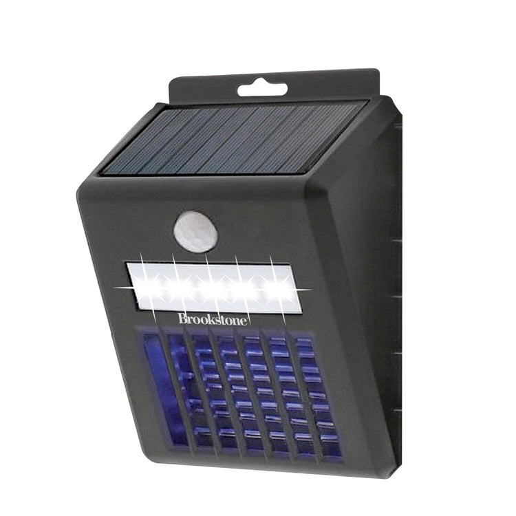 Brookstone Solar Powered Wall Mounted Bug Zapper 1 Pack