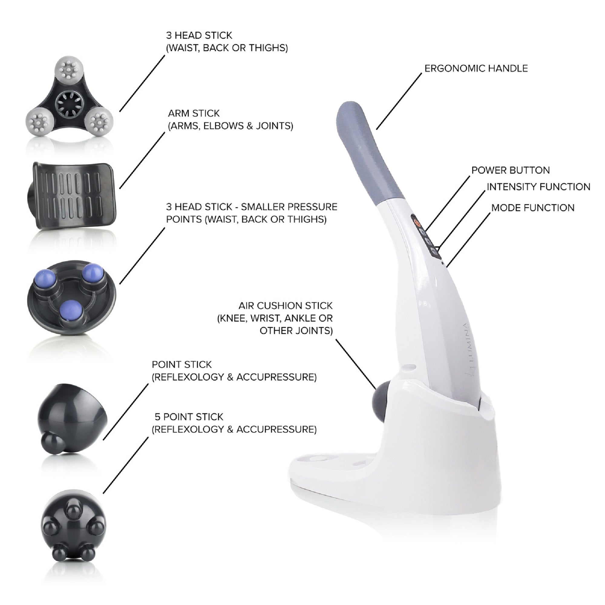 Lumina Hammer Body Massager - Thumbnail 4