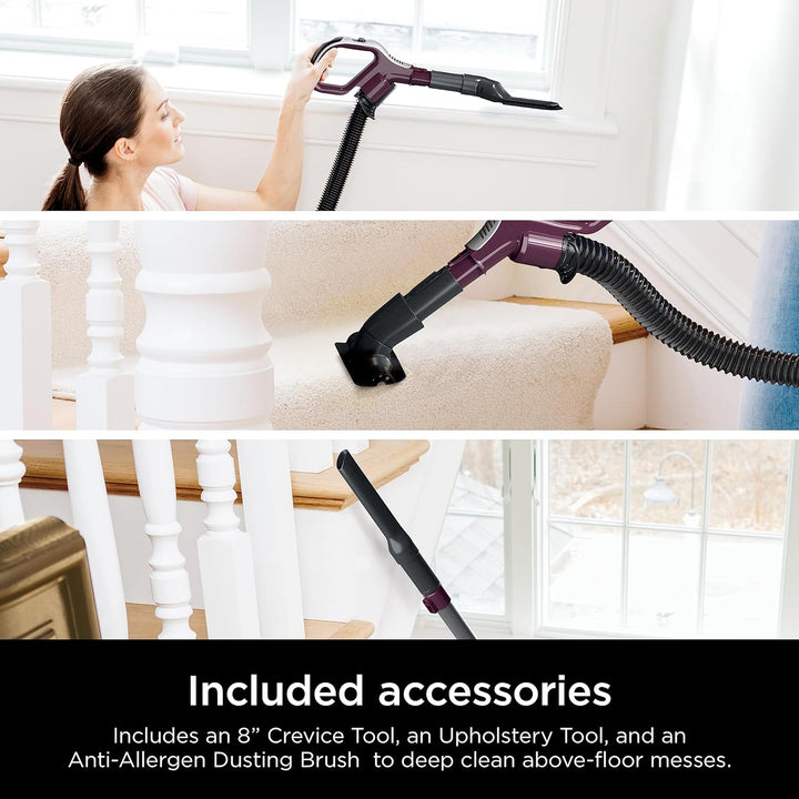 Shark Rotator Pet Lift-Away Adv Upright Vacuum/Duoclean Powerfins Hairpro/Odor Neutralizer La702 Wine Purp WS1