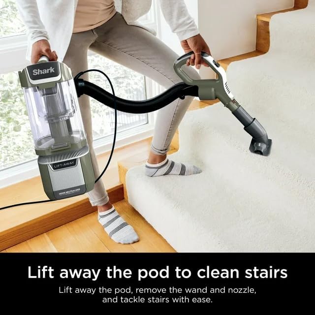 Shark Rotator Pet Lift-Away Adv Upright Vacuum/Duoclean Powerfins Hairpro/Odor Neutralizer La700 Sage WS1