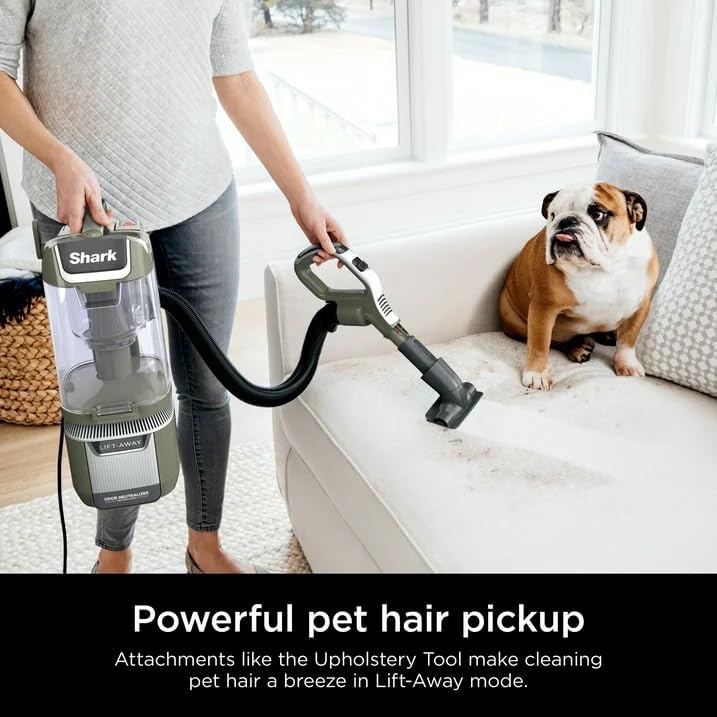 Shark Rotator Pet Lift-Away Adv Upright Vacuum/Duoclean Powerfins Hairpro/Odor Neutralizer La700 Sage WS1