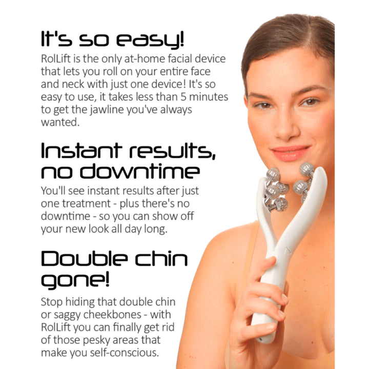RolLift - Reduce double chin, redefine your jawline, tighten loose neck skin by Numiere - Lumina NRG