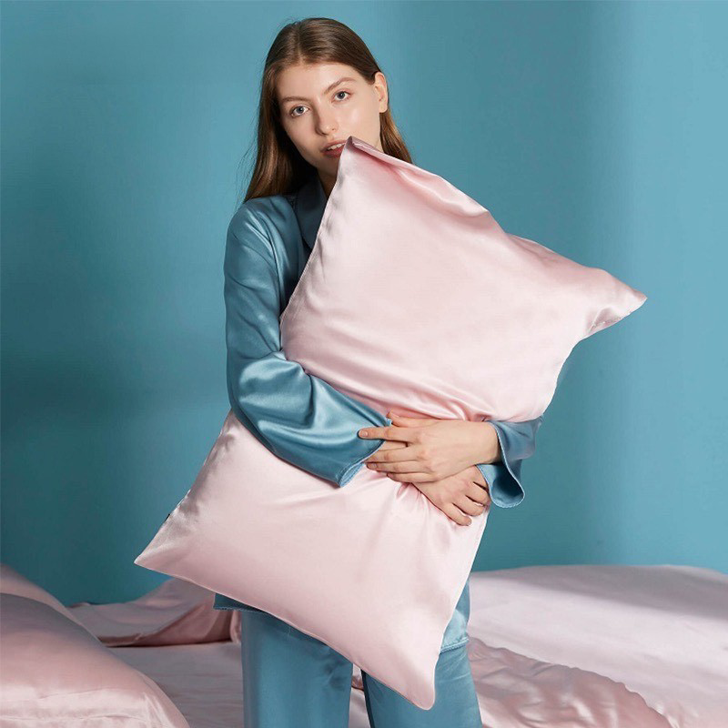 6A Grade Organic Mulberry Silk Pillowcase for Better Skin & Hair- 30 Momme. Pure Silk on Both Sides by INSPECIAL HOME