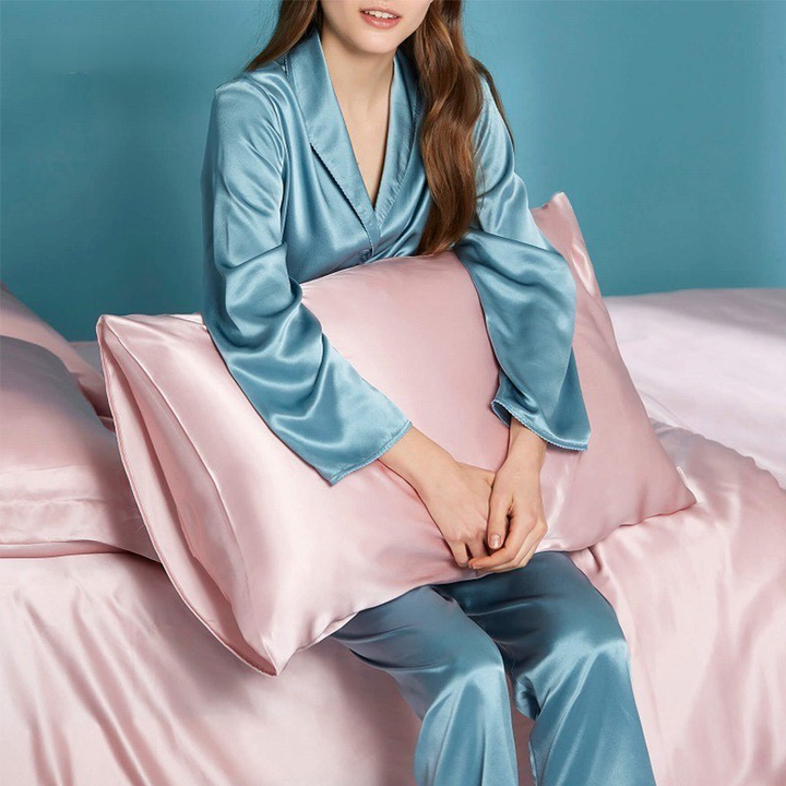 6A Grade Organic Mulberry Silk Pillowcase for Better Skin & Hair- 30 Momme. Pure Silk on Both Sides by INSPECIAL HOME