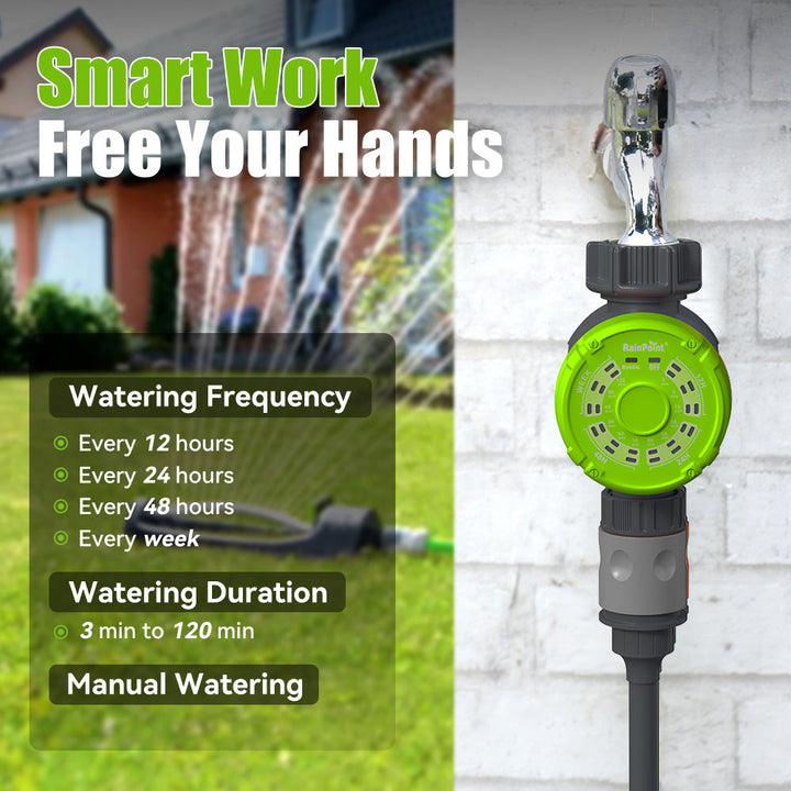RainPoint Water Timer for Outdoor Hose Faucet