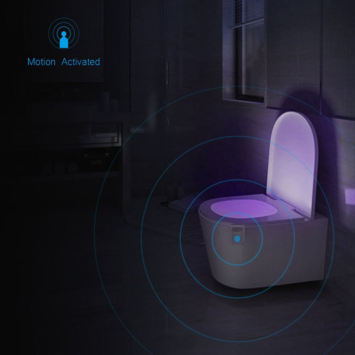 CLEAN BOWL UV Sanitizing Light for Germ Free Toilets With LED Motion Light