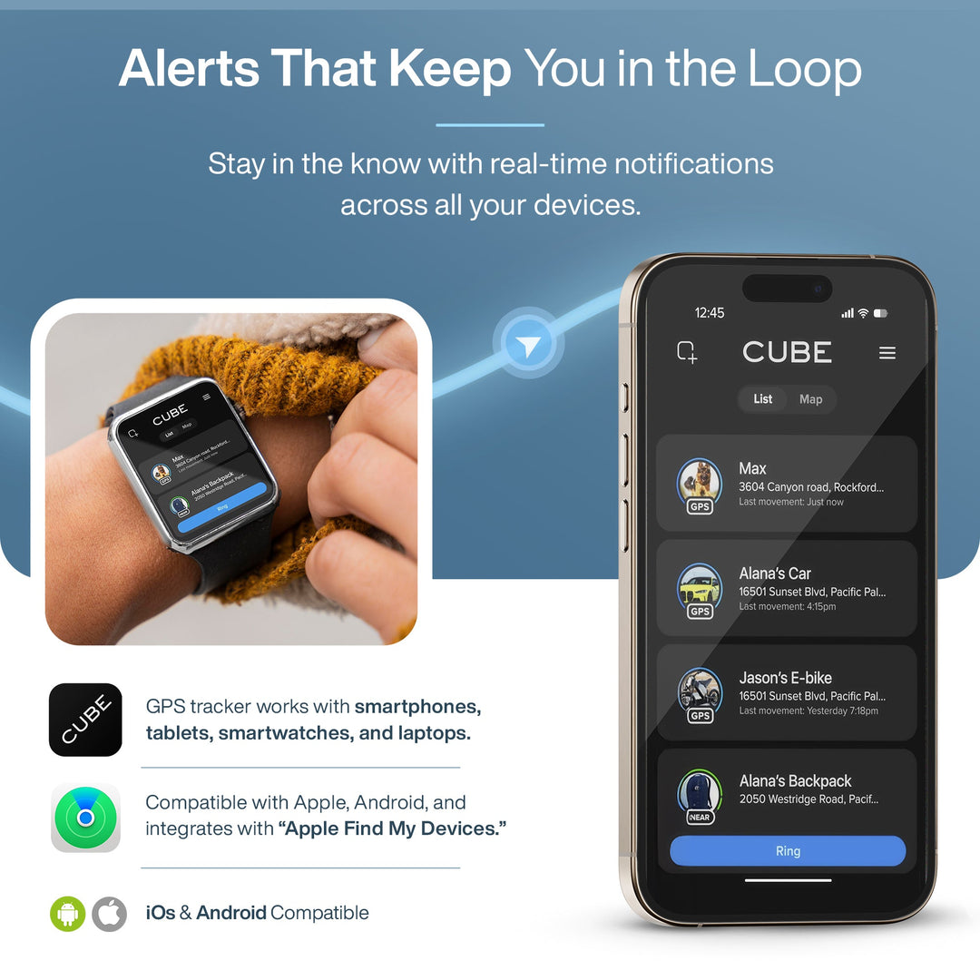 Cube GPS PRO Tracker: Magnetic GPS Tracker | 1 Year Battery Life | 4G LTE | Real-Time Tracking by Cube Tracker