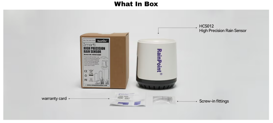 RainPoint Wireless Wi-Fi Digital Rain Gauge