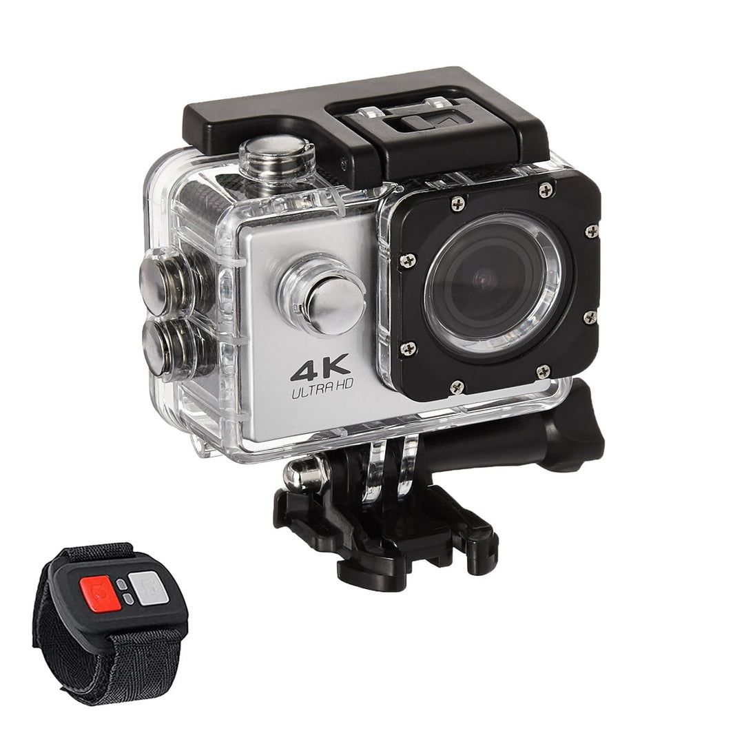 4K  Waterproof All Digital UHD WiFi Camera + RF Remote and Accessories
