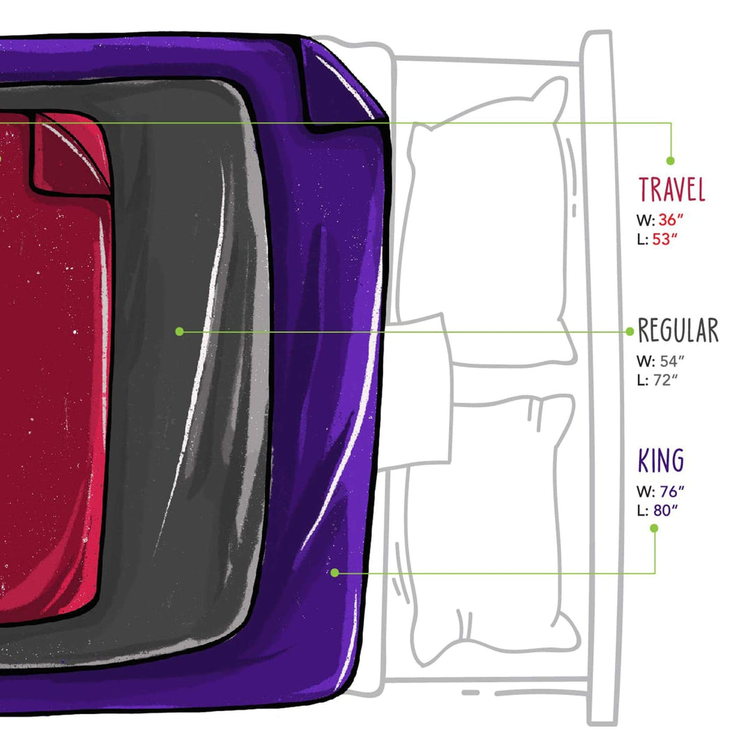 Liberator Fascinator Throw - Moisture-proof Sensual Blanket, Small Size