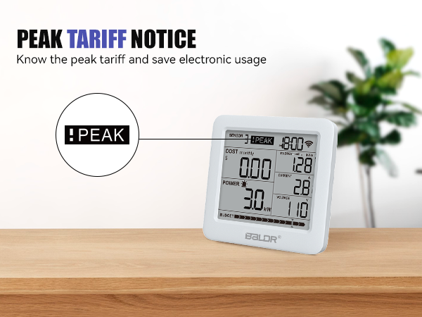 BALDR Wi-Fi Power Meter Hub with Smart Socket – Monitor Energy & Set Alerts