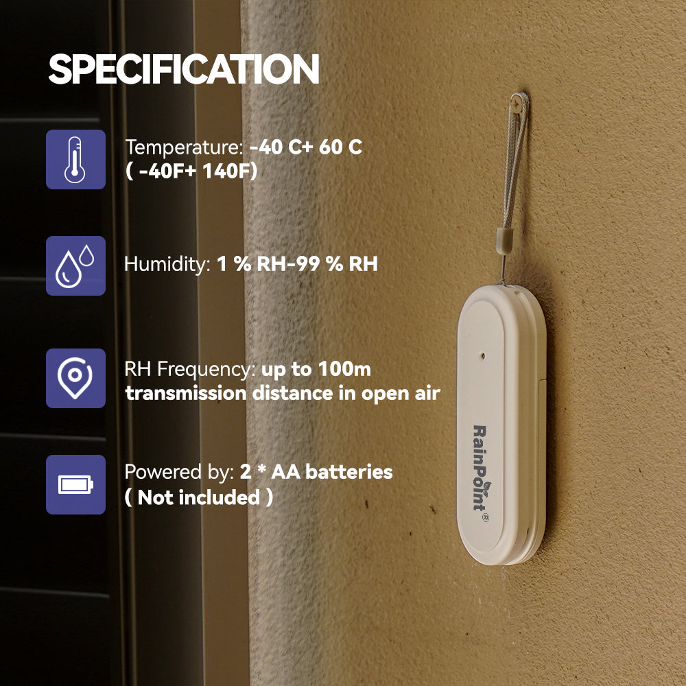 RainPoint Wireless Weather Stations Remote Weather Sensor