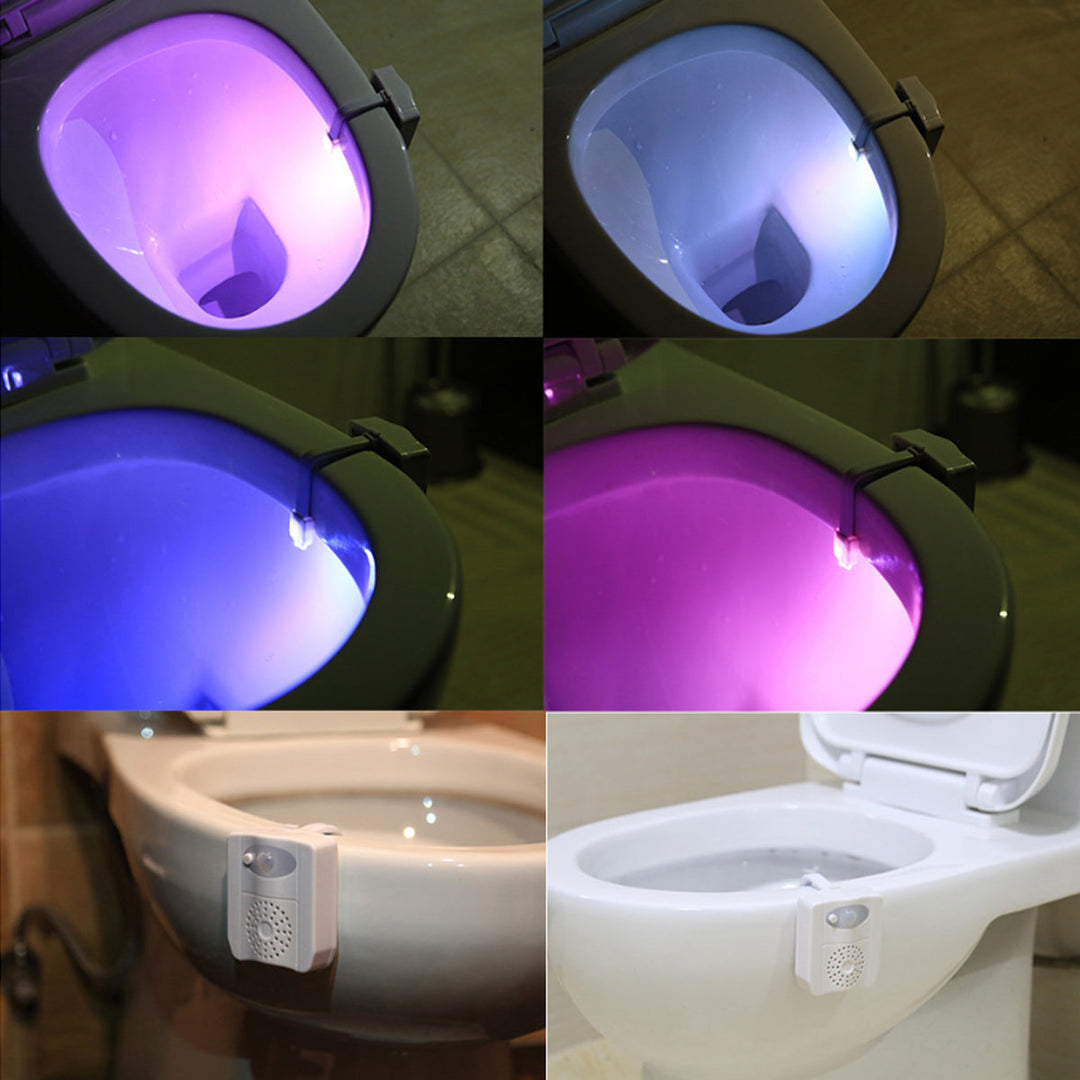 CLEAN BOWL UV Sanitizing Light for Germ Free Toilets With LED Motion Light