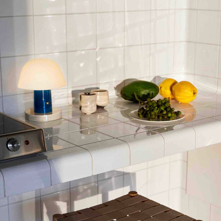 Nordic Cute Mushroom Setago Table Lamp - Dimmable Portable Quirky Nursery Light by INSPECIAL HOME