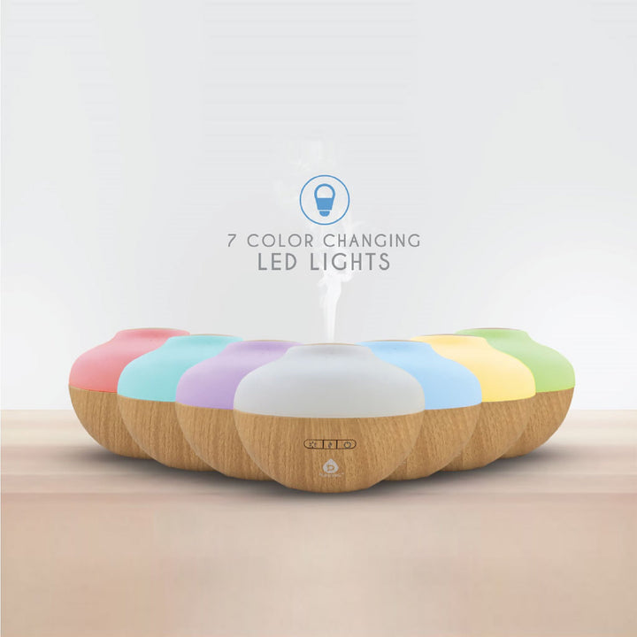 Workstation Wellness Bundle – Diffuser, 6 Oils & 3-in-1 LED Desk Lamp