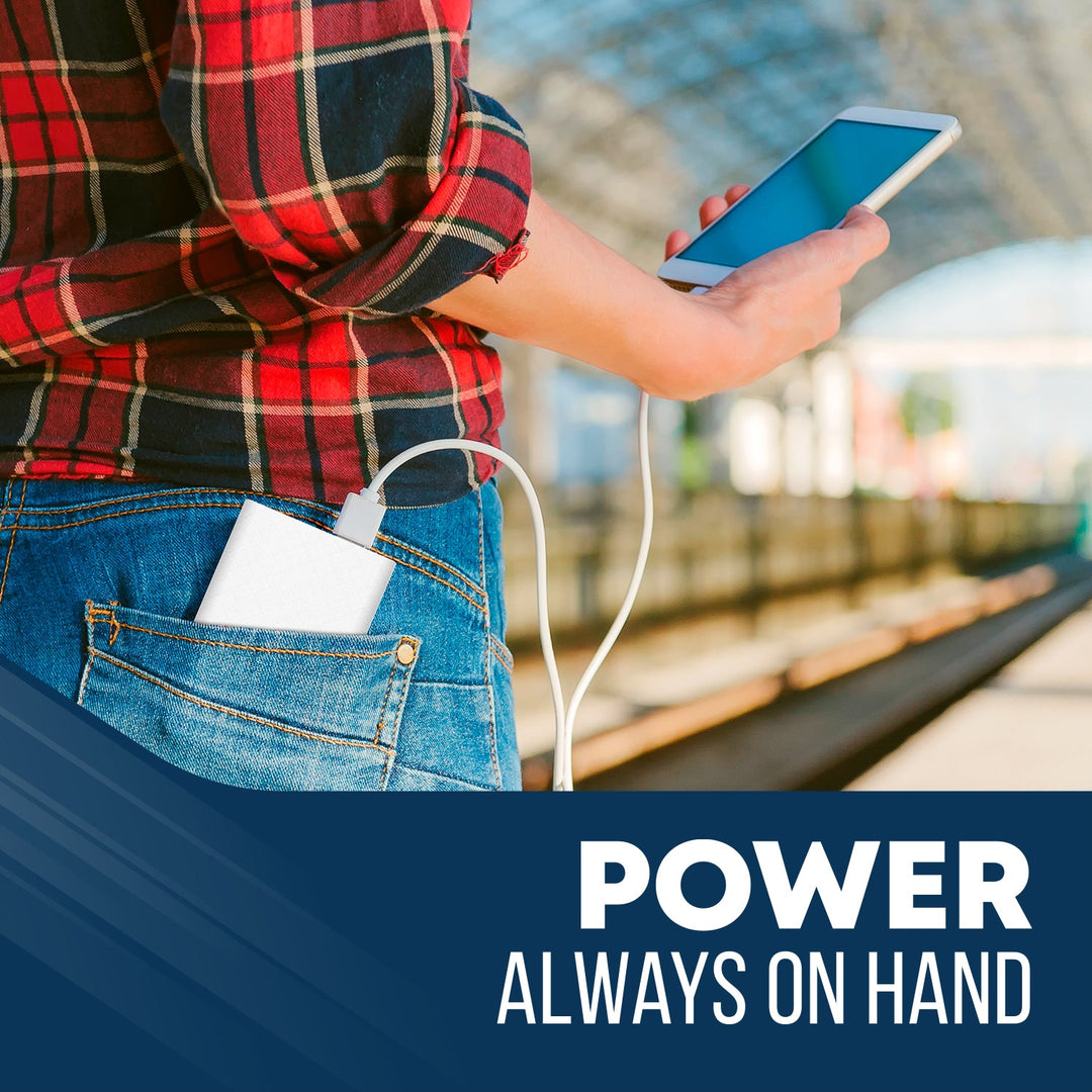 Brookstone 5,000mAh Multi-Port Slim and Fast Power Bank