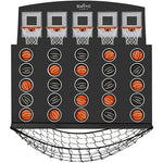 Low Post Lineup™ | Wall Mounted Basketball 4 In A Row by Swooc Games