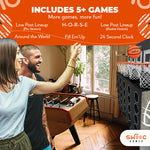 Low Post Lineup™ | Wall Mounted Basketball 4 In A Row by Swooc Games
