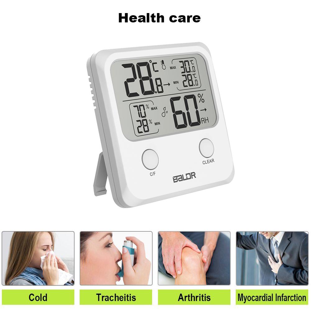BALDR Digital Thermometer & Hygrometer