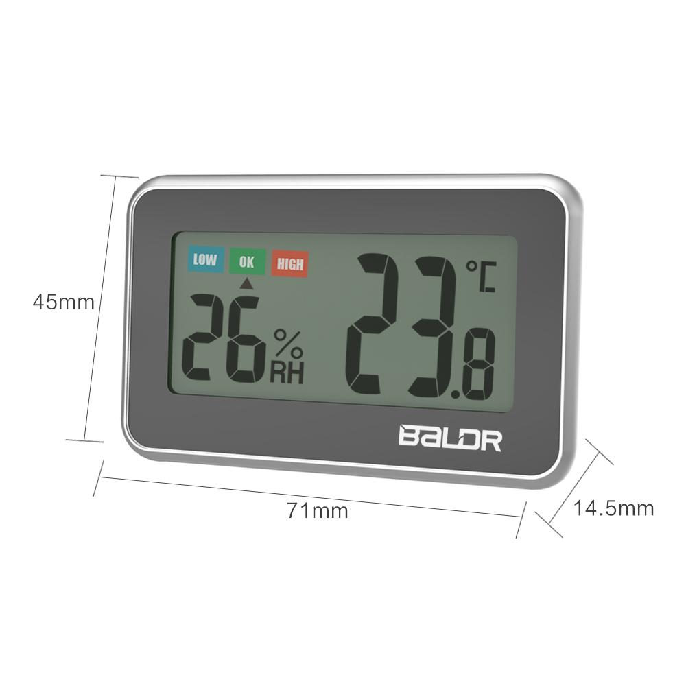 BALDR Digital Mini Thermometer & Hygrometer
