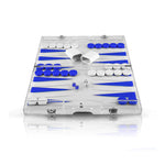 Premium 14-Inch Lucite Backgammon Set by Pursonic