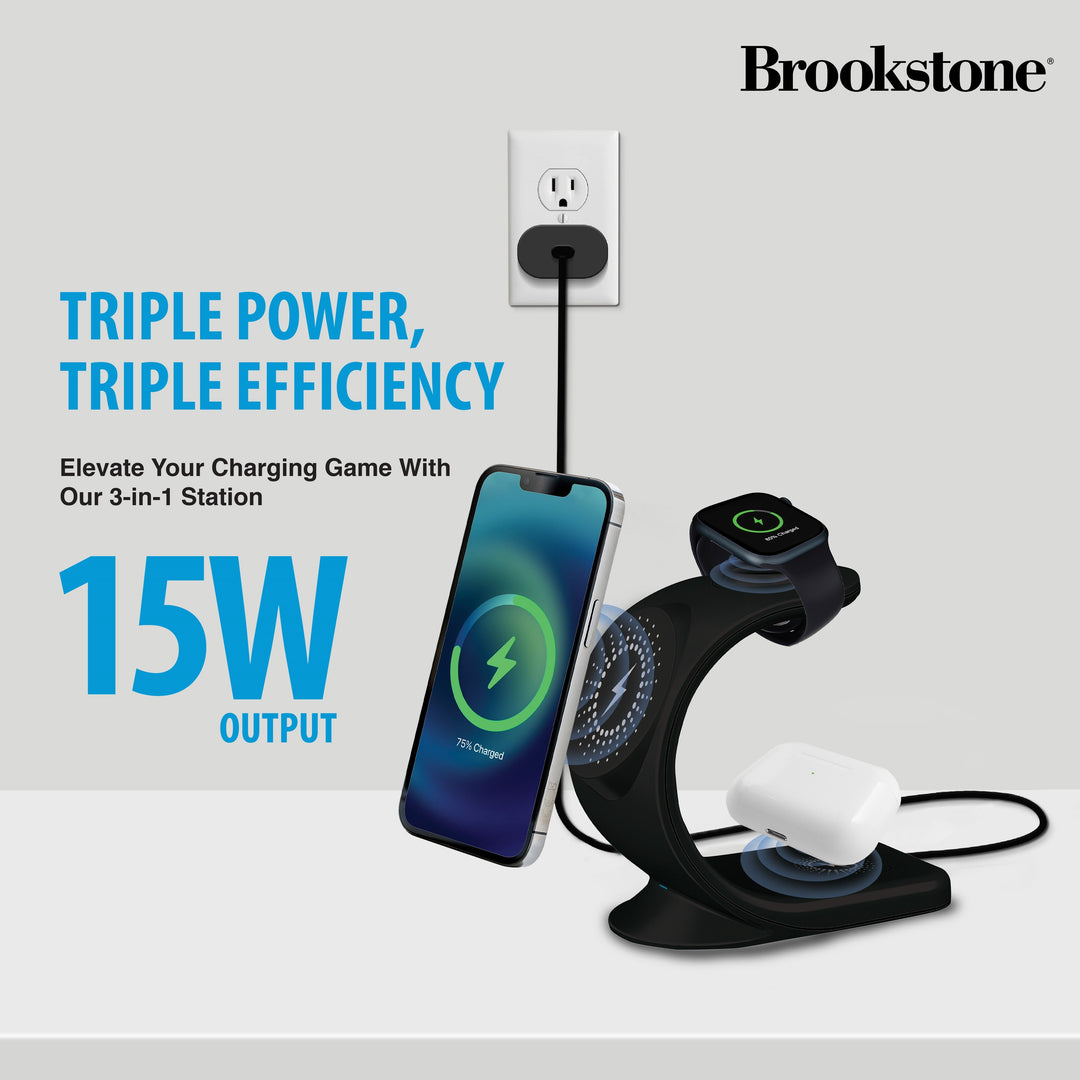 Brookstone 3-in-1 Wireless Charging Moon