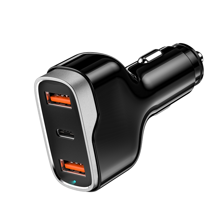 Brookstone 3 Port Rapid 50 Watt Car charger