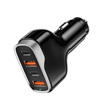 Brookstone 4 Port Rapid 75 Watt Car charger