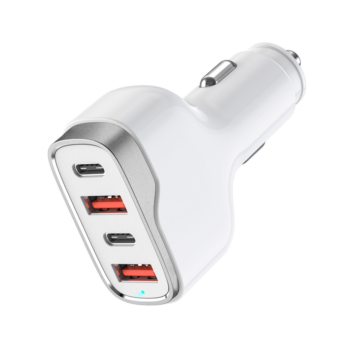 Brookstone 4 Port Rapid 75 Watt Car charger