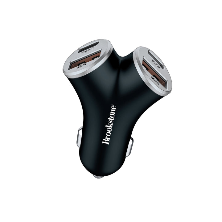 Brookstone Y Shaped 4 Port Car Charger