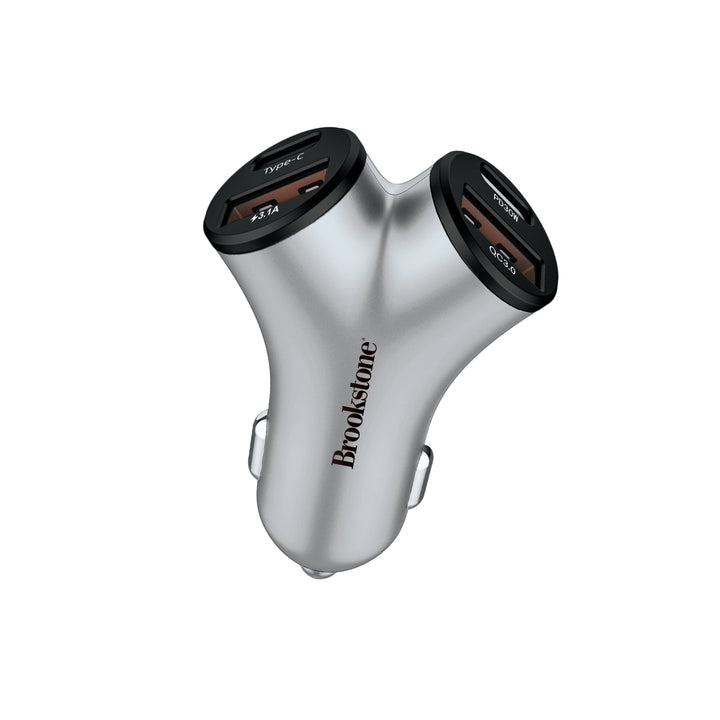 Brookstone Y Shaped 4 Port Car Charger