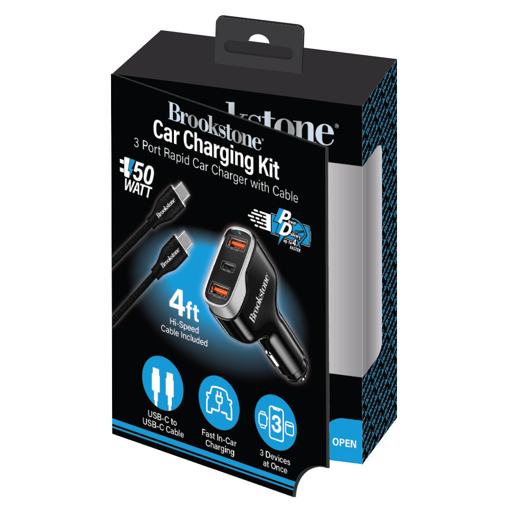 Brookstone Car Charging Kit - C Cable