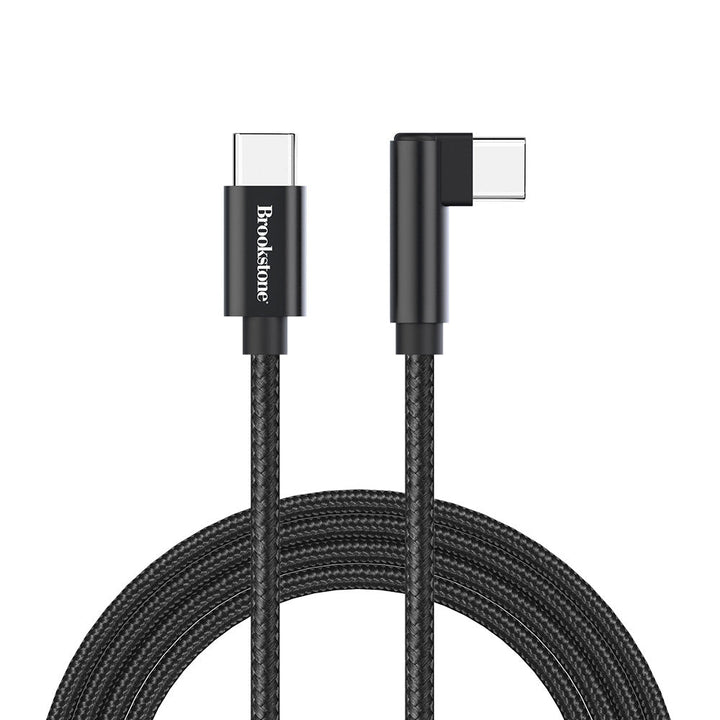 Brookstone Right Angled Type-C to C Cable (4ft, 6ft, 10ft)