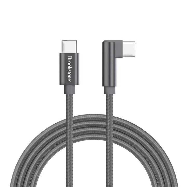 Brookstone Right Angled Type-C to C Cable (4ft, 6ft, 10ft)