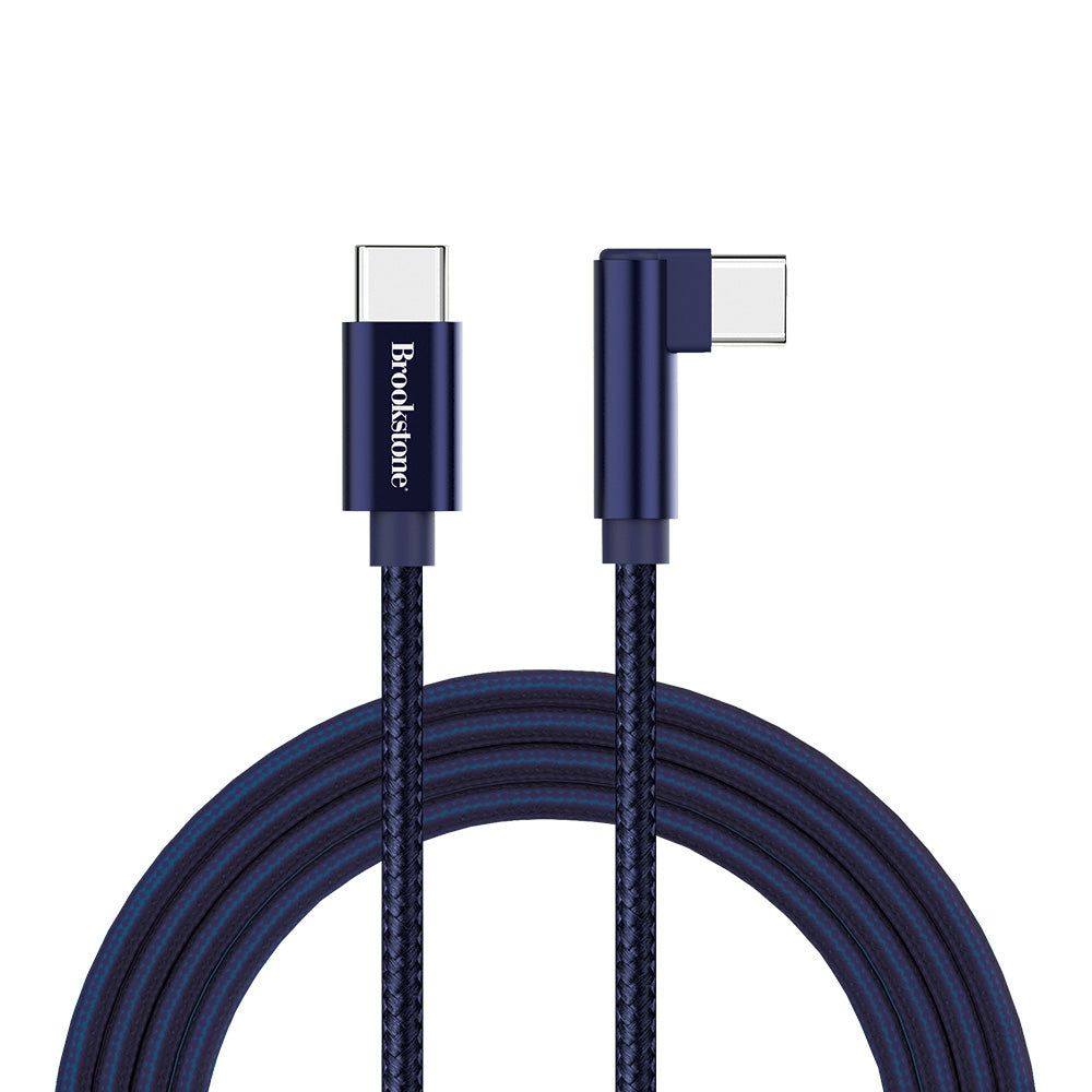 Brookstone Right Angled Type-C to C Cable (4ft, 6ft, 10ft)