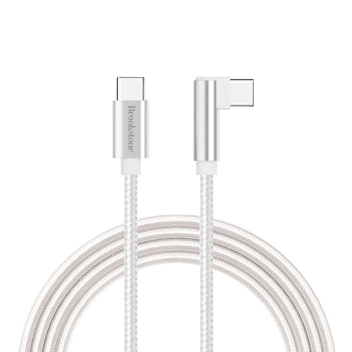Brookstone Right Angled Type-C to C Cable (4ft, 6ft, 10ft)