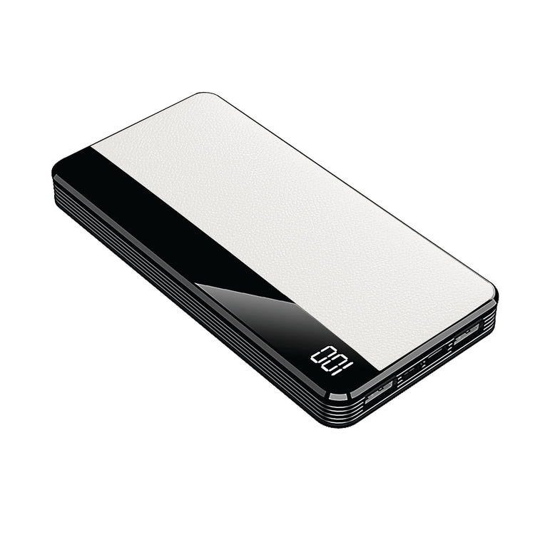 Brookstone 10,000 mAh Luxury  Leather Power Bank With LED Battery Life Indicator PD20W Rapid Charging