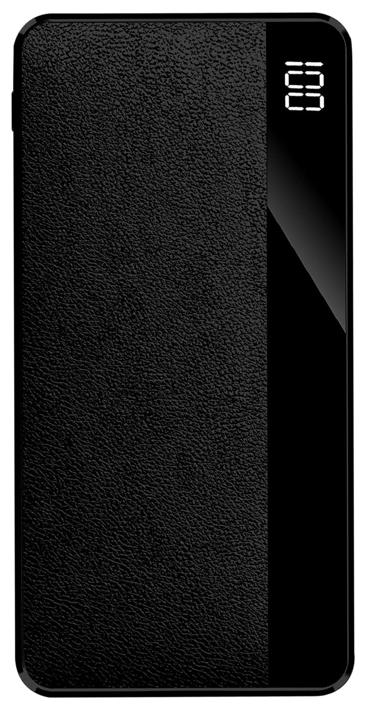 Brookstone 10,000 mAh Luxury  Leather Power Bank With LED Battery Life Indicator PD20W Rapid Charging