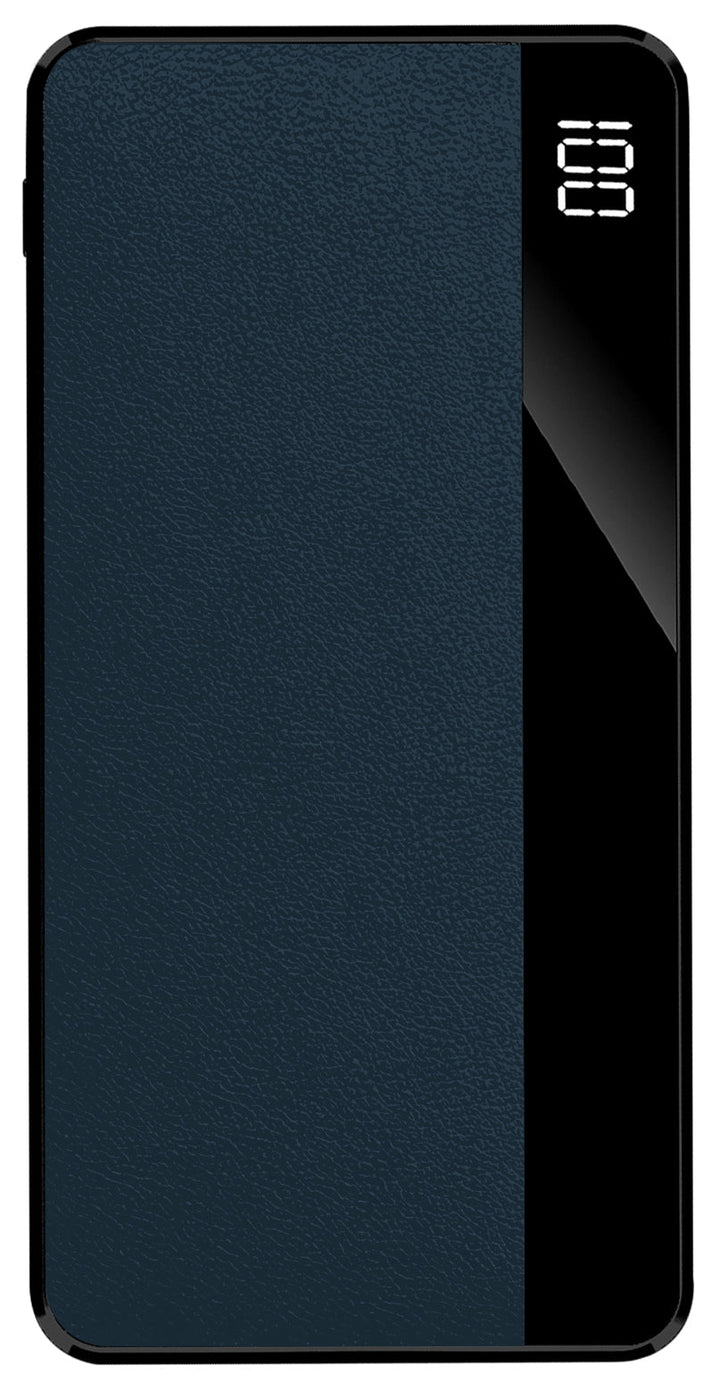 Brookstone 10,000 mAh Luxury  Leather Power Bank With LED Battery Life Indicator PD20W Rapid Charging