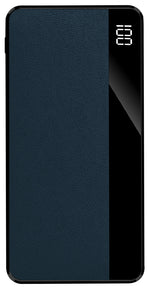 Brookstone 10,000 mAh Luxury  Leather Power Bank With LED Battery Life Indicator PD20W Rapid Charging