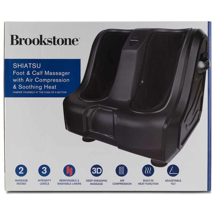 Foot and calf massager brookstone discount