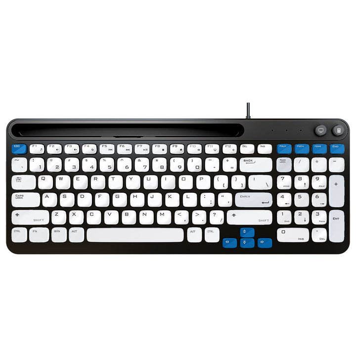 Brookstone Full Size Wireless Keyboard with Numeric Keypad and Tablet Holder