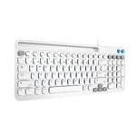 Brookstone Full Size Wireless Keyboard with Numeric Keypad and Tablet Holder